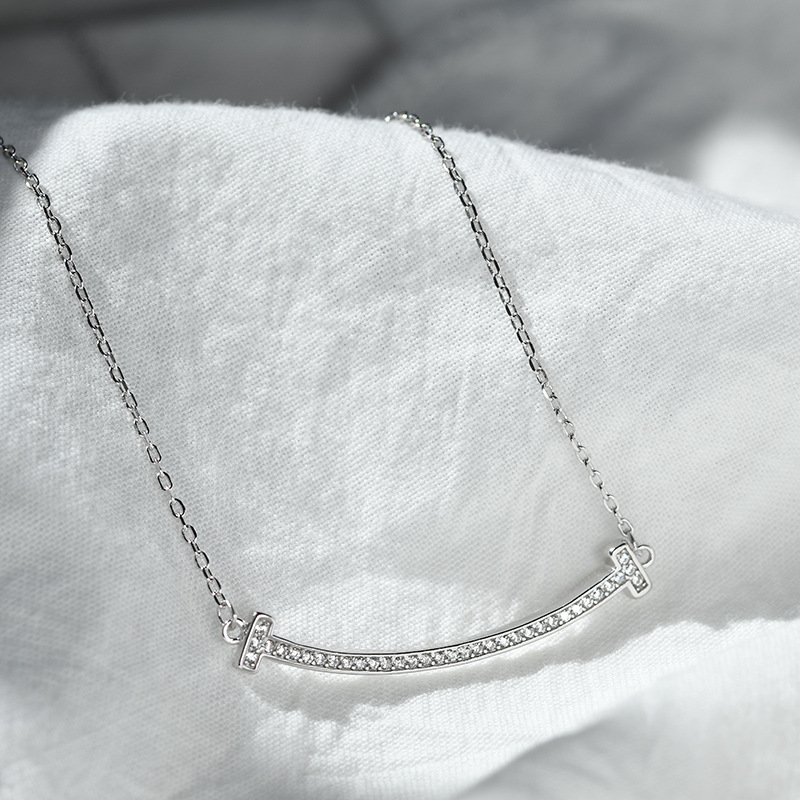 Collana di pendenti per matrimoni di lusso con ciondolo a forma di clavicola Lab con diamanti per gioielli da donna_voghion.com