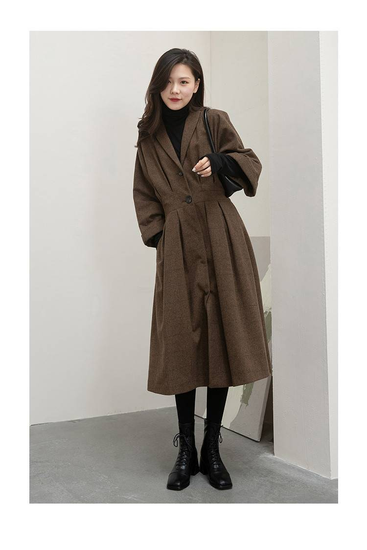 Cameido Square-toed lace-up chunky heel ankle boots for women in the fall and winter of 2024. Korean-style fashion boots._voghion.com