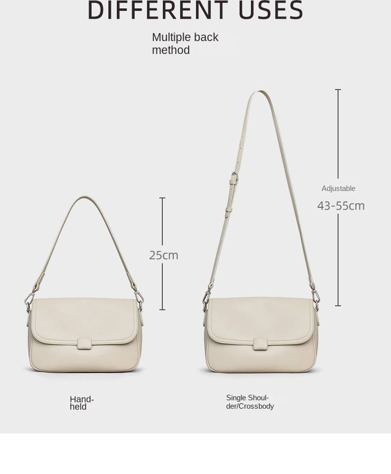 VINEY Bag Ladies 2025 Nuova Estate Piccola Borsa Quadrata Vera Pelle Borsa da Donna Borsa da Pendolare di Alta Qualità Borsa a Tracolla_voghion.com