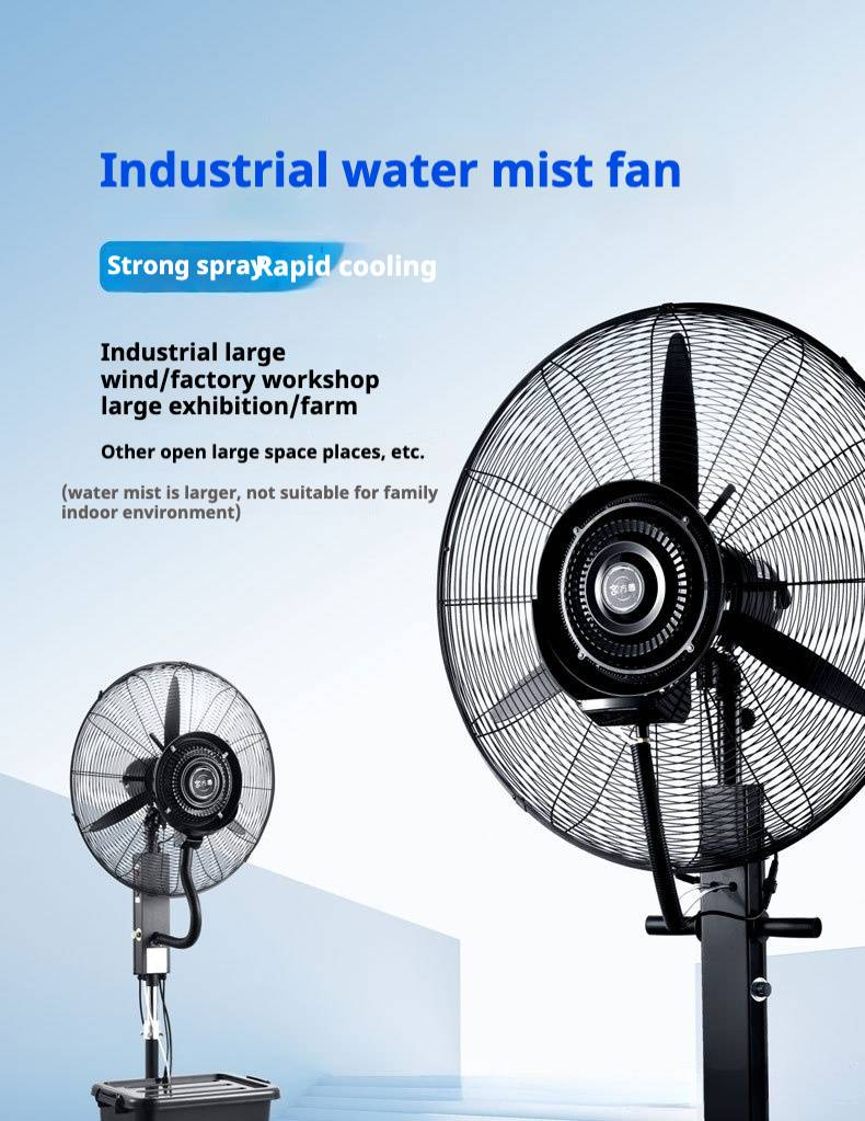 Hochleistungs-Nebelkühlventilator - Wassersprühturmventilator in Handelsqualität mit starkem Luftstrom zur Kühlung im Freien_voghion.com