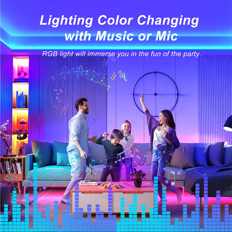 Lampa podszafkowa z czujnikiem ruchu 9,88 cala, 45 diod LED RGB APP, bezprzewodowa, ładowalna (zestaw 1 szt.)_voghion.com