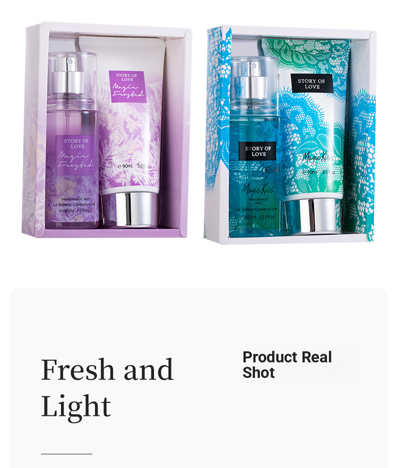 Southeast Asian Perfume Women's Set Body Lotion Two-Piece Set Long-Lasting Fragrance_voghion.com