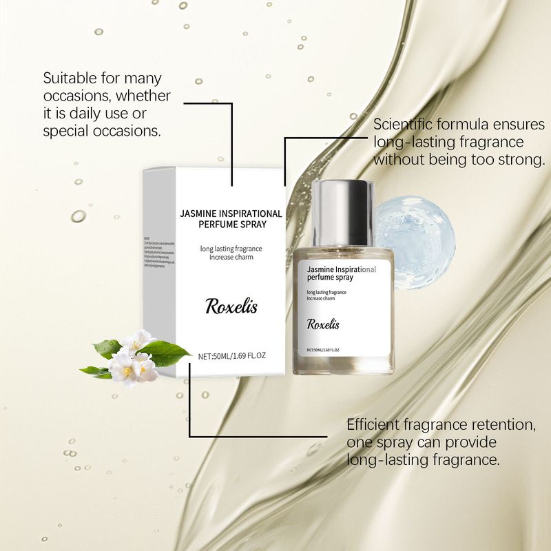 Inspired Parfüm Spreyi Yasemin Kokusu Zarif Koku Sürekli Kalıcı Koku Taze Çiçek ve Meyve Kokusu Parfüm 50ml Büyük Kapasite_voghion.com
