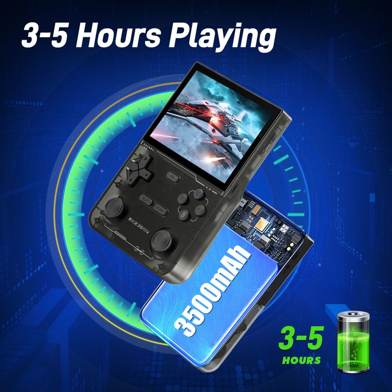 64 GB 16000+ Games 640*480 3,5 inch IPS Handheld Gaming 2025 TV Klassieke Draagbare Handheld Retro Gameconsole K36_voghion.com