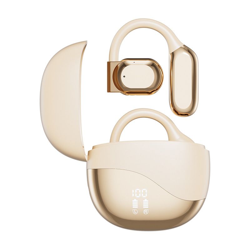 m622025 New Wireless Ear-hook Bluetooth Air Bone Conduction Long Battery Life AI Translation Headset_voghion.com