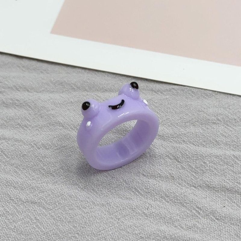 2025 Neuheiten Damen und Mädchen Grüner Froschring, Teenager-Schmuck mit Geschenkbox_voghion.com