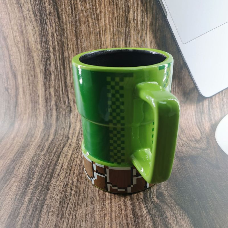 Tasse à eau en forme de bouche de tuyau, tasse à café en céramique Super Mary_voghion.com