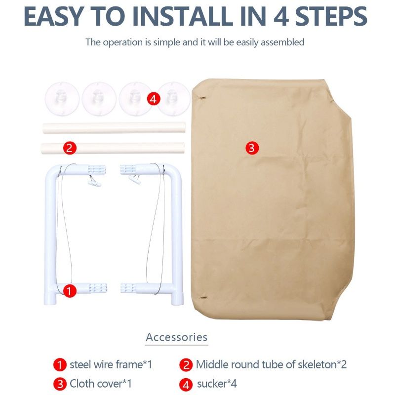 Neue Haustier-Katzenhängematte Zum Aufhängen, Katzenbett, Lager 20 Kg, Bequemer, Sonniger Fenstersitz, Kätzchen-Kletterrahmen, Heimtierbedarf_voghion.com