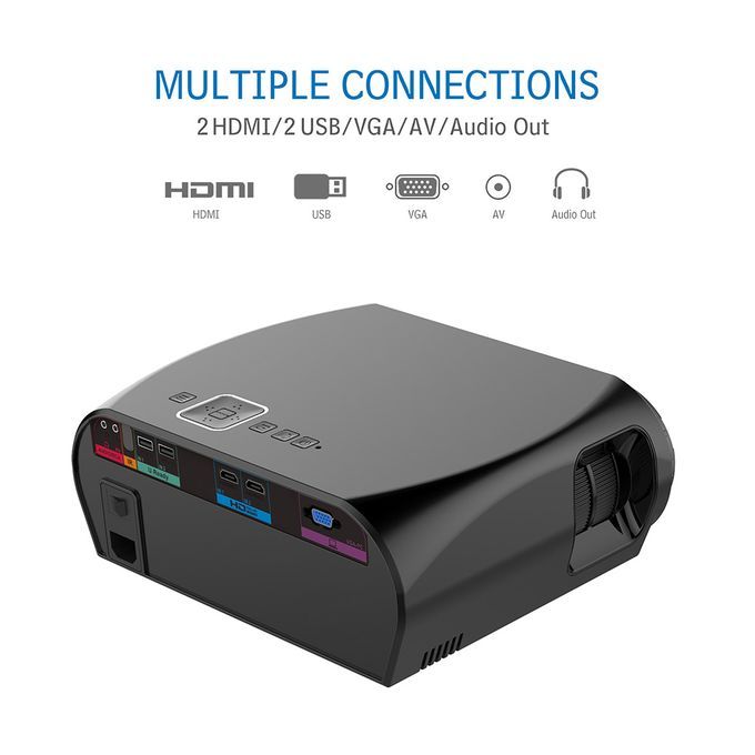 GP100 LCD LED-projektor Wifi Full HD 3200 lumen_voghion.com