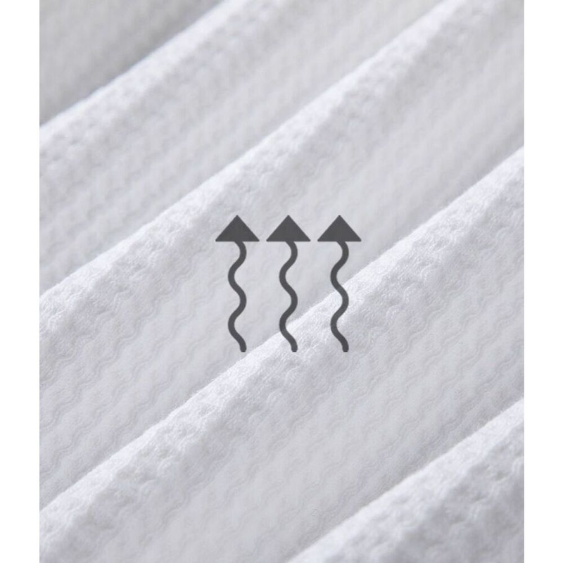 Pantaloni bianchi a quadri waffle leggeri di lusso alla moda europea per uomo, vestibilità slim e casual morbidi, primavera e autunno_voghion.com