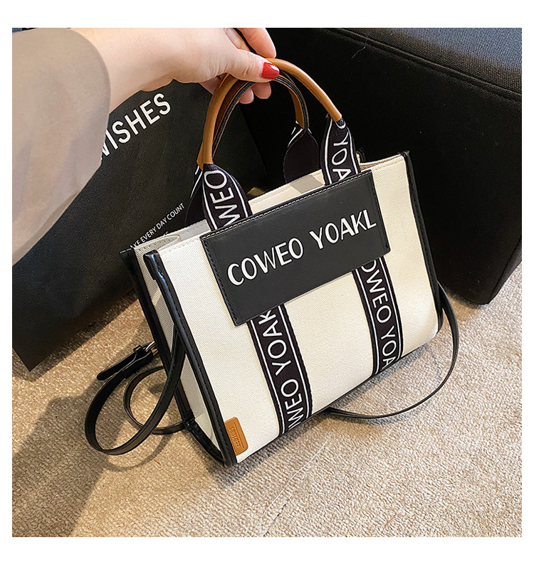 Large Capacity Bag for Women 2023 New Canvas Oblique Straddle Bag for High Quality Handheld Commuter Travel Canvas Bag for Women_voghion.com