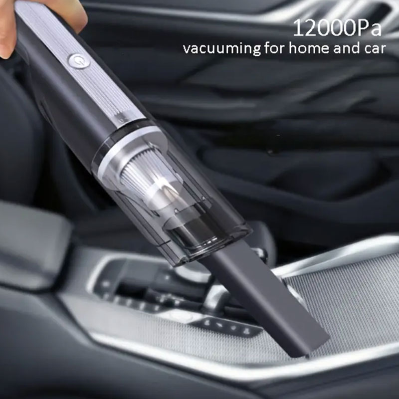 Aspirador de pó sem fio para carro, com forte sucção, portátil, pequeno, recarregável, aspirador de pó doméstico_voghion.com