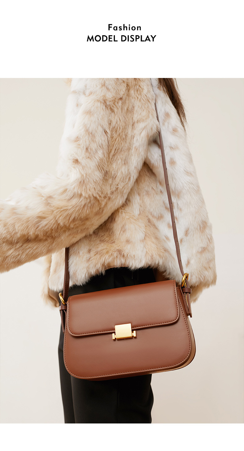 Senso del lusso Borsa da ascella dal design di nicchia Borsa da donna in pelle Nuova borsa tofu moda autunno e inverno Borsa a tracolla con una spalla_voghion.com