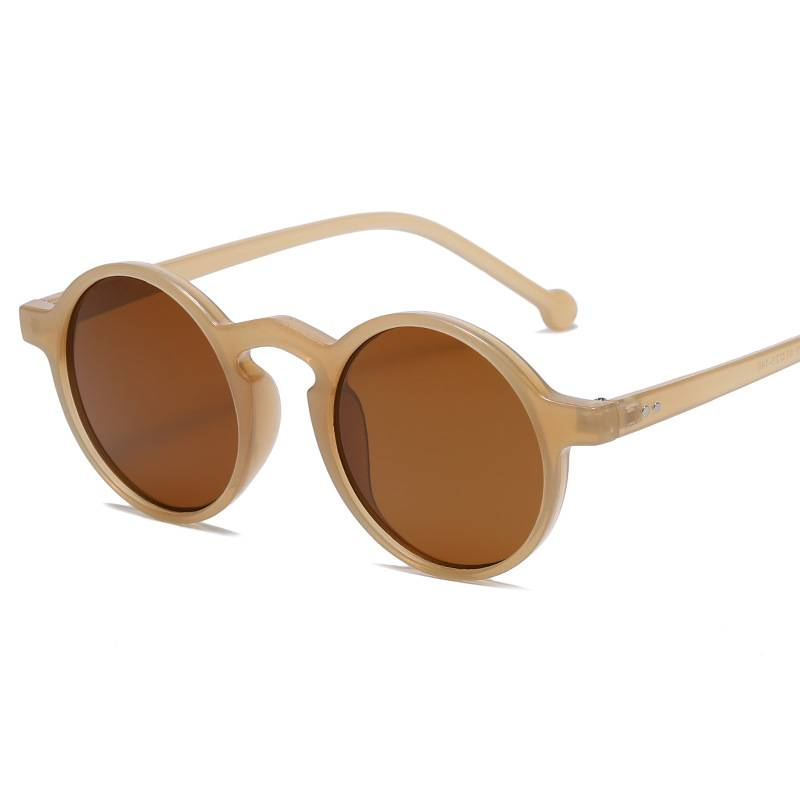 Runde Retro-Sonnenbrille mit kleinem Rahmen_voghion.com