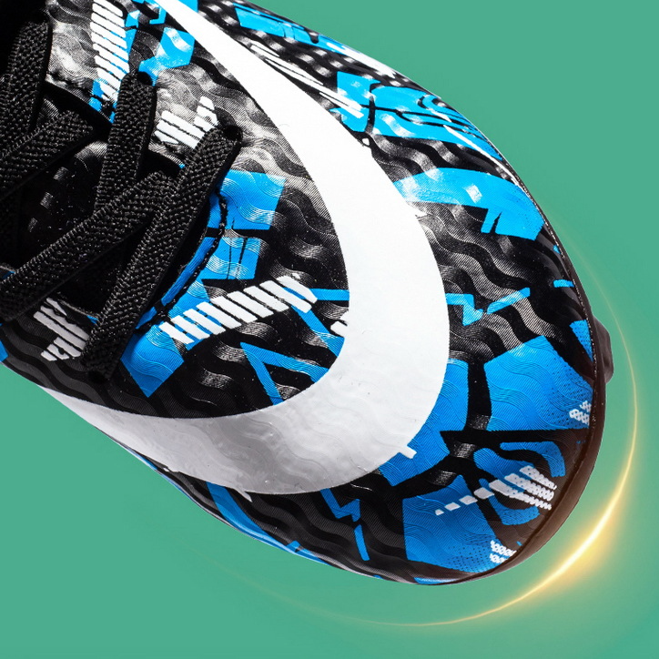 Nuove scarpe da calcio per bambini transfrontaliere per studenti, ragazzi e ragazze, TF, unghie rotte, velcro, scarpe da allenamento traspiranti da donna_voghion.com