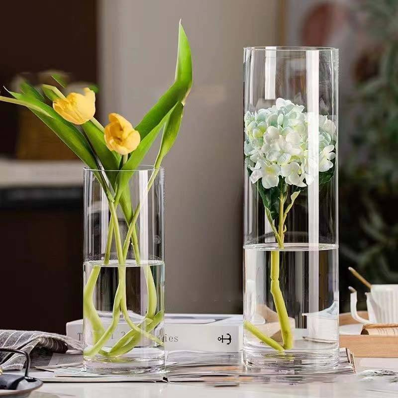 Easter‘s Day Garden Supplies Glass Hydroponic Vase Simple Floor Standing Ornaments Rich Bamboo Hanging Clock Horse Drunken Wood Plant Bottle_voghion.com