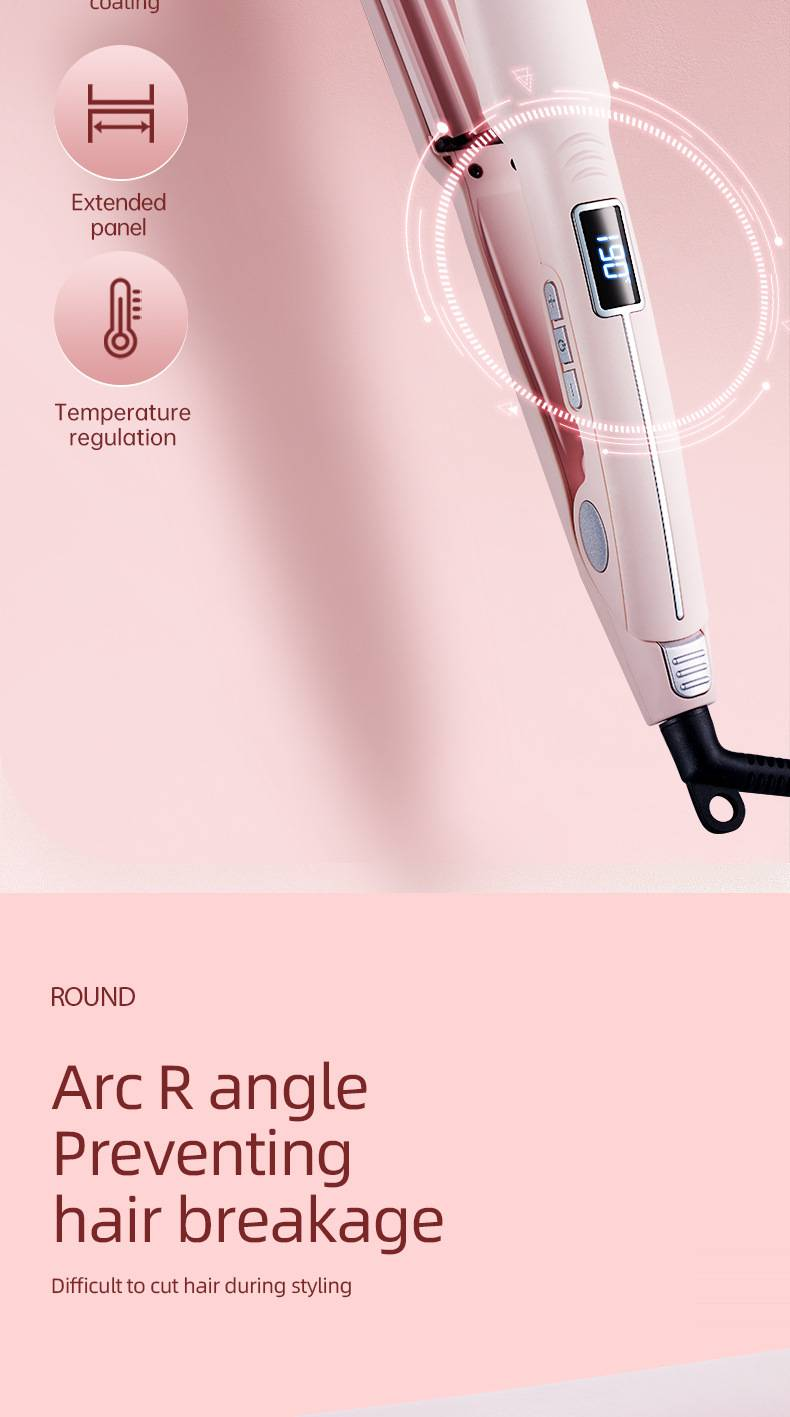 Nicht schädigender Mais-Haar-Crimper für voluminöse Haarwurzeln, High-Top-Haarlift-Styling-Tool_voghion.com