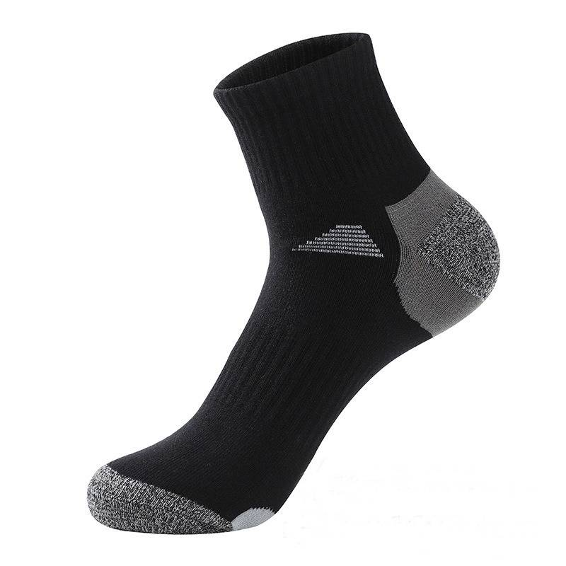 Nuovo marchio 5 paia di calzini da uomo in cotone ad asciugatura rapida, calzini invernali da uomo, termici, per trekking maschile, alta qualità_voghion.com