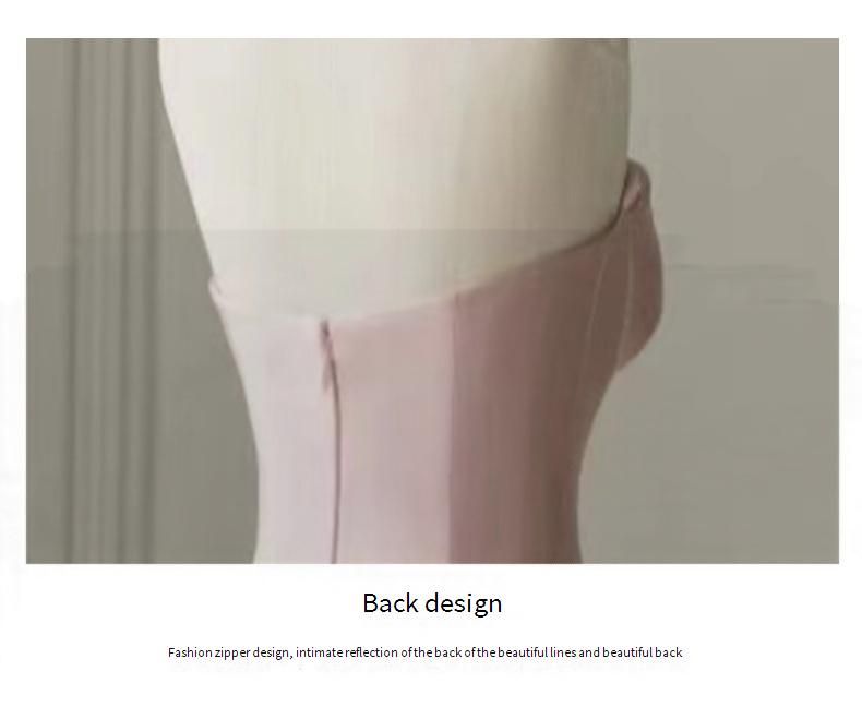 Elegante roze strapless avondjurk voor banketten, bruiloften, feesten en formele evenementen - A-lijn prinsessenjurk met sweetheart-halslijn_voghion.com