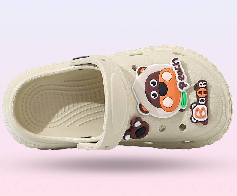 Dziecięce oddychające sandały plażowe – antypoślizgowe, zakryte buty do wody dla chłopców i dziewcząt (khaki/różowy/błękitny/biały/czarny, EU 26-45)_voghion.com