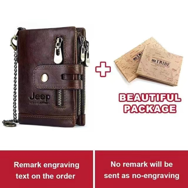 Rfid Genuine Leather Solid Men Wallet Travel RFID Blockin Cradit Card Holder With Coin Pocket Brand Business Clutch_voghion.com