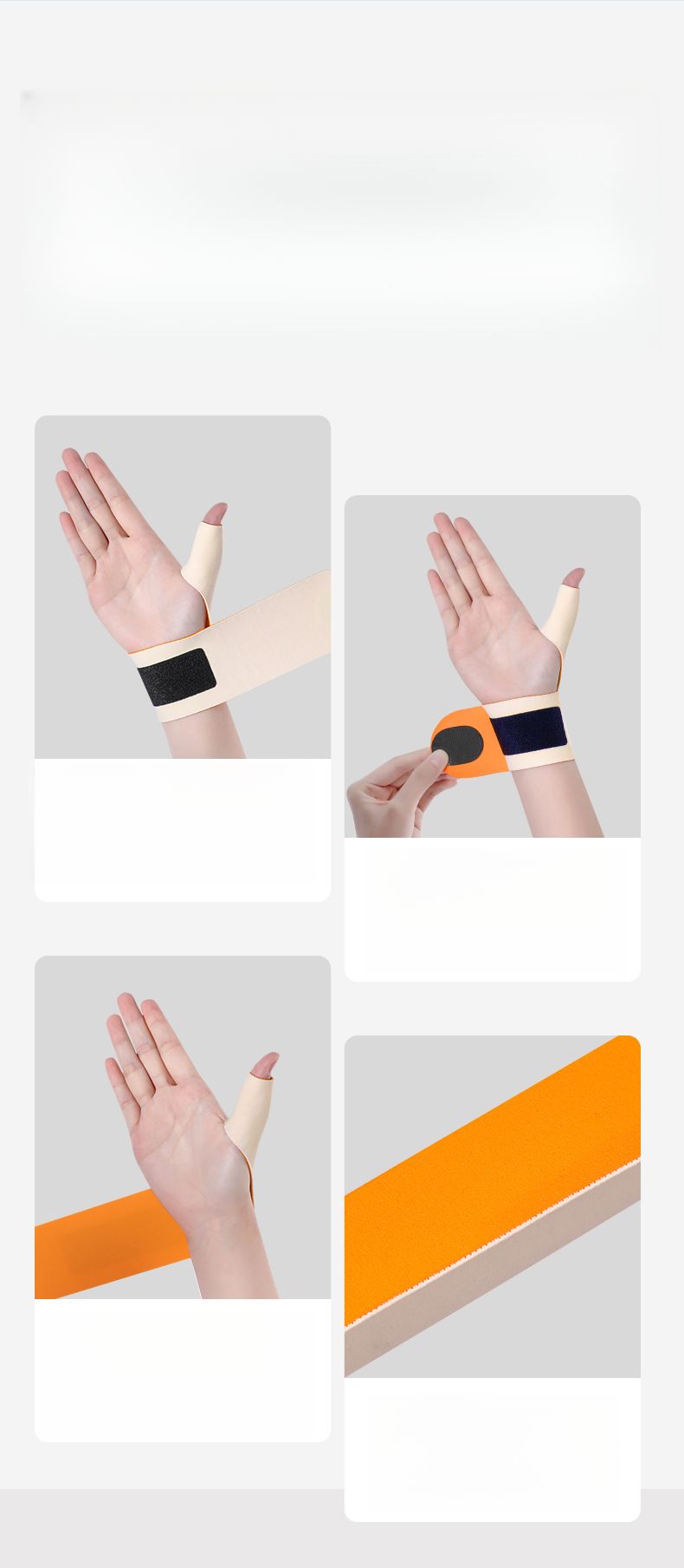Thumb Sheath Protector For Wrist Strain Sprain Fixation Recovery Finger Guard Tendon Support Brace_voghion.com