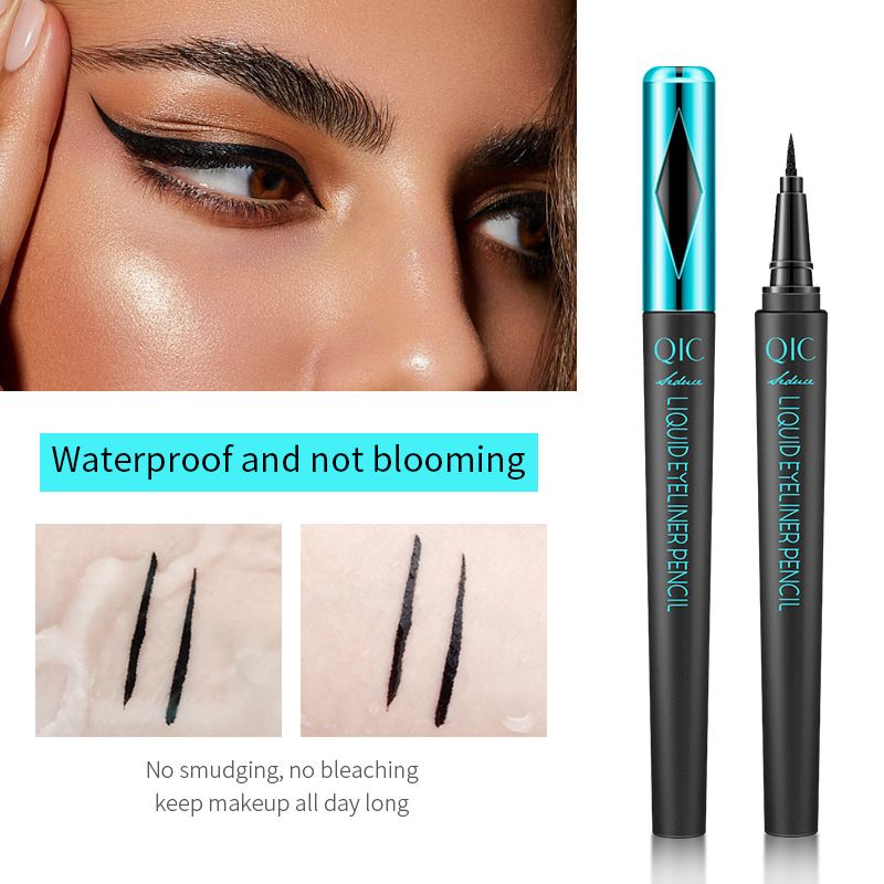 QIC Magic Slim Wasserdichter, schweißfester, färbender, schnell trocknender Make-up-Eyeliner, Eyeliner-Flüssigkeitsstift_voghion.com