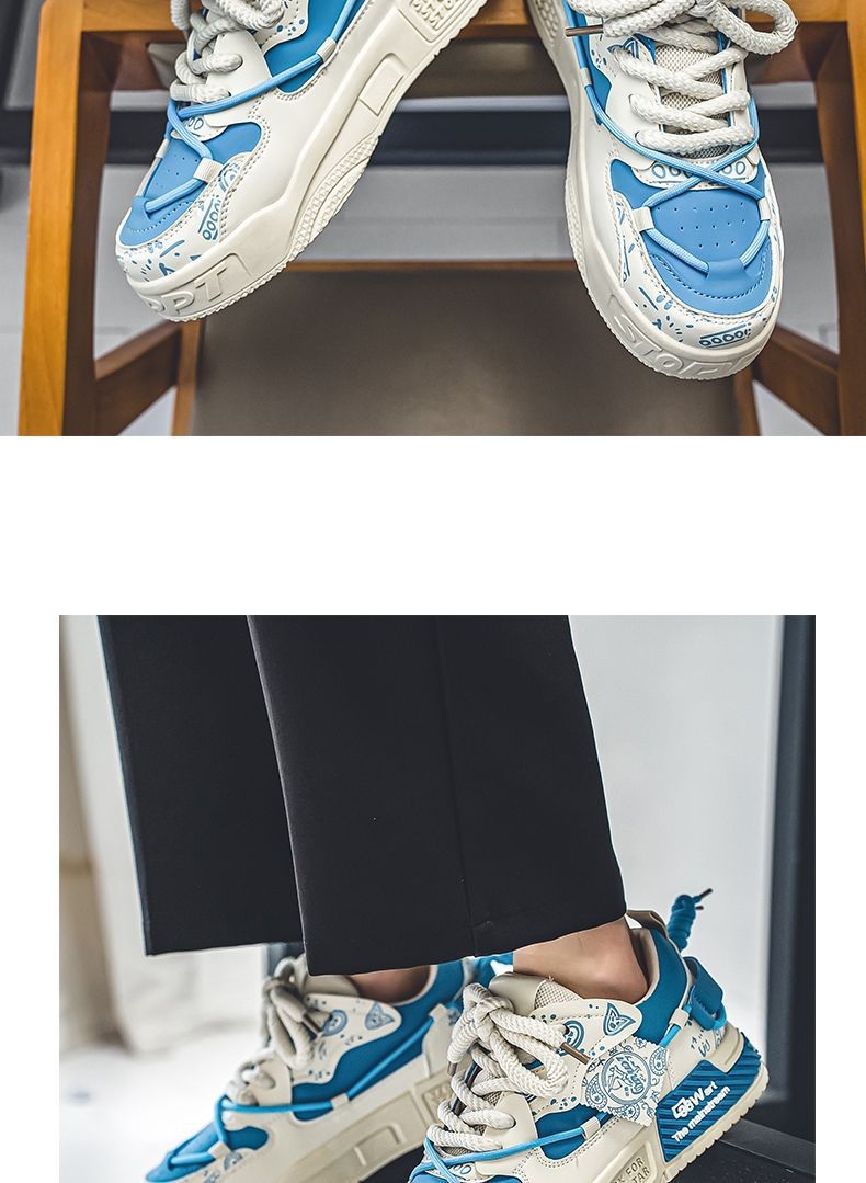 Lässige Herren-Sneaker mit dicker Sohle für den Sommer – leichte, atmungsaktive Slip-On-Schuhe, modisches Design mit runder Zehenpartie, bequem für den täglichen Gebrauch_voghion.com