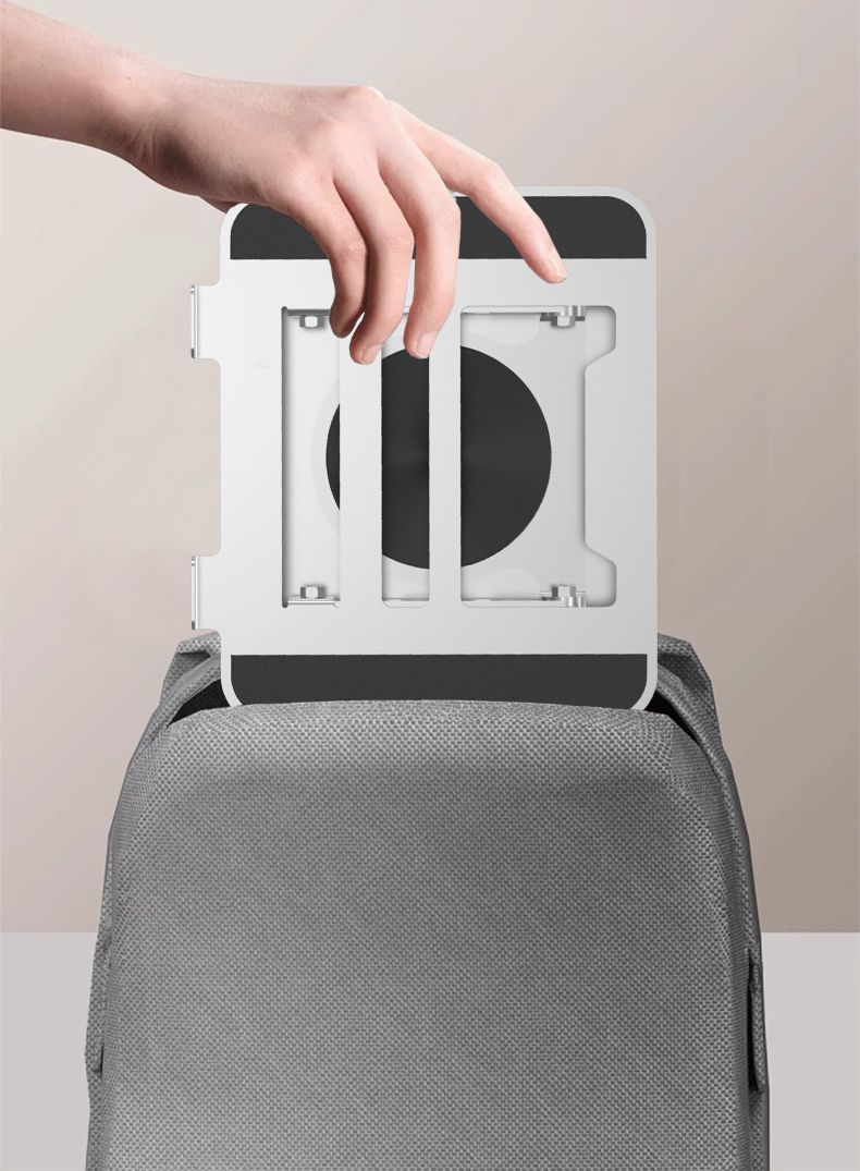 360 ° drehbarer Laptop-Ständerhalter, höhenverstellbar, hängende Kühlbasis, 360 Grad_voghion.com