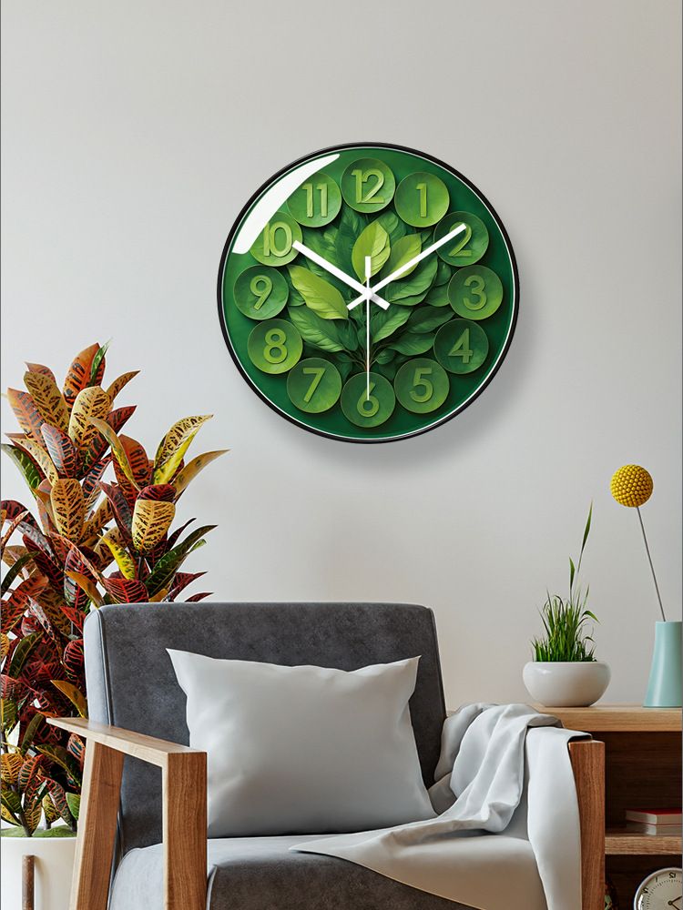 Yipula 7139 Orologio da parete silenzioso al quarzo per camera da letto, soggiorno, casa, stile pastorale semplice e fresco_voghion.com
