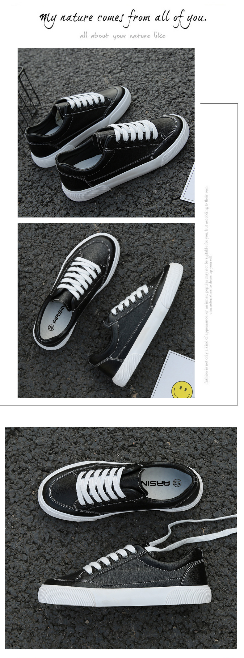 2024 Spring New White Men's Shoes Trendy Shoes Korean Style Low-top Canvas Shoes Cloth Shoes All-match Casual White Shoes_voghion.com