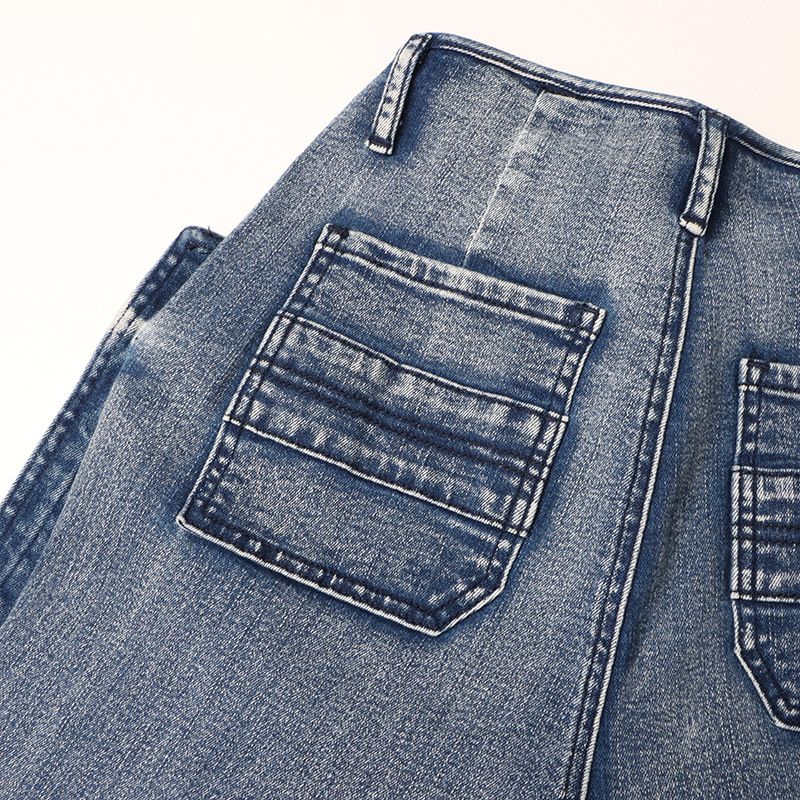 Damenbekleidung Streetstyle High-End-Casual-Jeans Neue Herbst-Overalls mit mittlerer Taille und langen, geraden Hosen für Damen_voghion.com