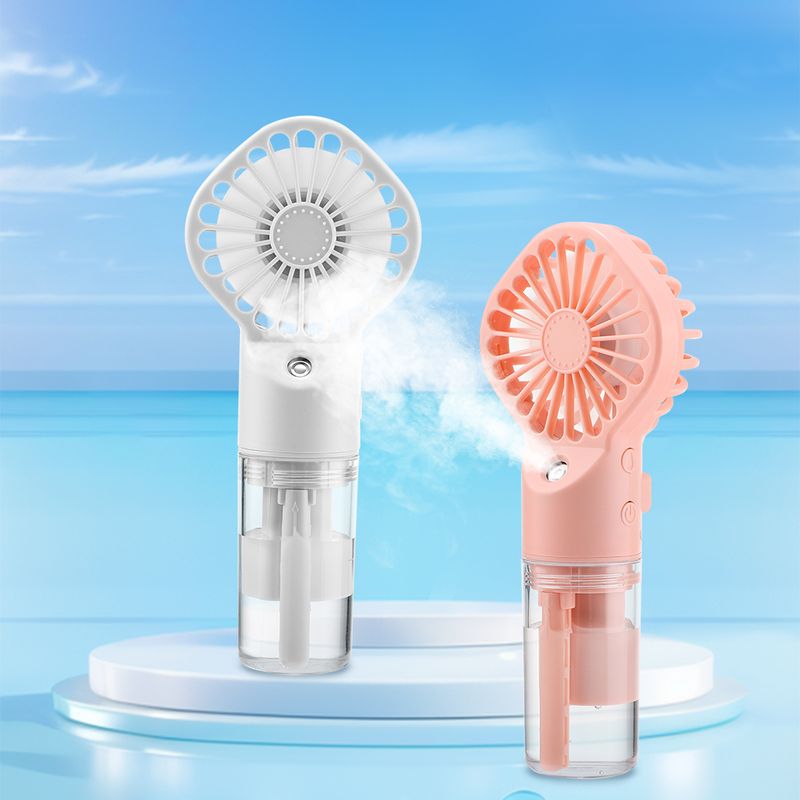 New Handheld Mini Air Conditioner USB Rechargeable Portable Mist Cooler Cooling Spray Humidifier Fan For Home Office_voghion.com