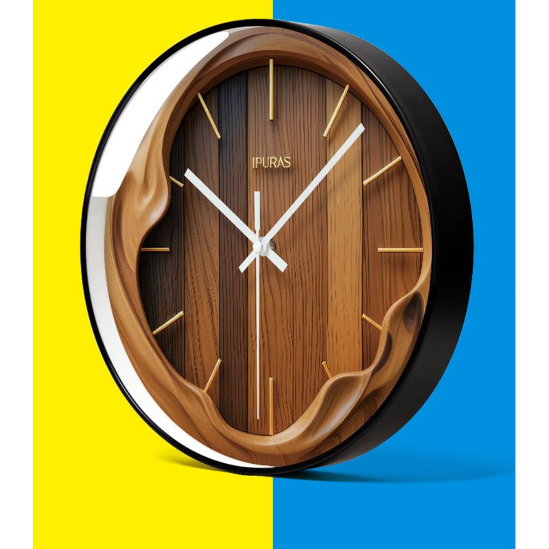 Yipula 7257 Nordic Creative Fashion Modern Simple Living Room Home Silent Sweep Second Quartz Clock Wall Watch_voghion.com
