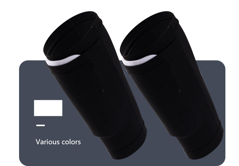 Calzini di protezione per le gambe traspiranti a doppio strato per uomini e donne Calzini di protezione per le gambe a tubo medio con copertura fissa e copertura plug-in Calzini di protezione per le gambe da calcio_voghion.com