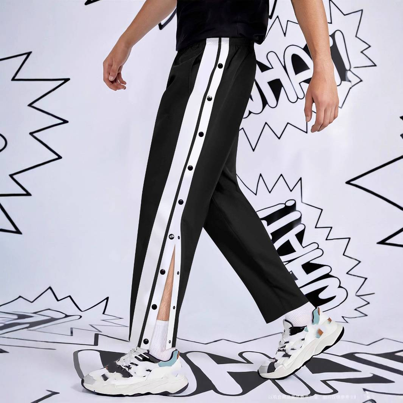 In Spring And Autumn, Basketball Is In Full Swing. Men's Trendy Sport, High-street, Ins, Versatile Straight-leg Pants_voghion.com