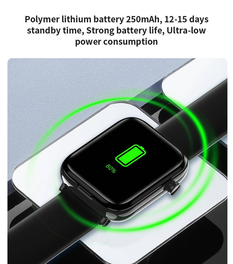 X8S Smart Watch With Built-in TWS Earbuds - Bluetooth Music, Heart Rate Monitor, Waterproof Fitness Tracker For Android, Black_voghion.com