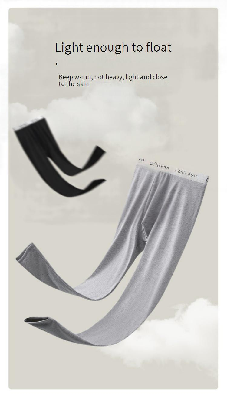 Leggings térmicas de algodão masculinas – Camada de base ultrarrespirável para invernos nórdicos (L-XXXL) – Ajuste elástico que absorve a umidade_voghion.com