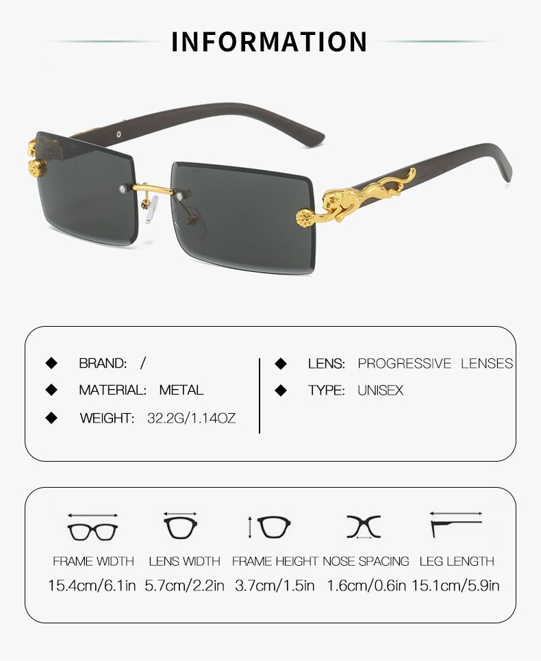 VOOTHOST Nuovi occhiali da sole colorati alla moda per uomo e donna, occhiali da sole rettangolari sfumati, occhiali da sole da esterno UV400, occhiali da sole F0290_voghion.com