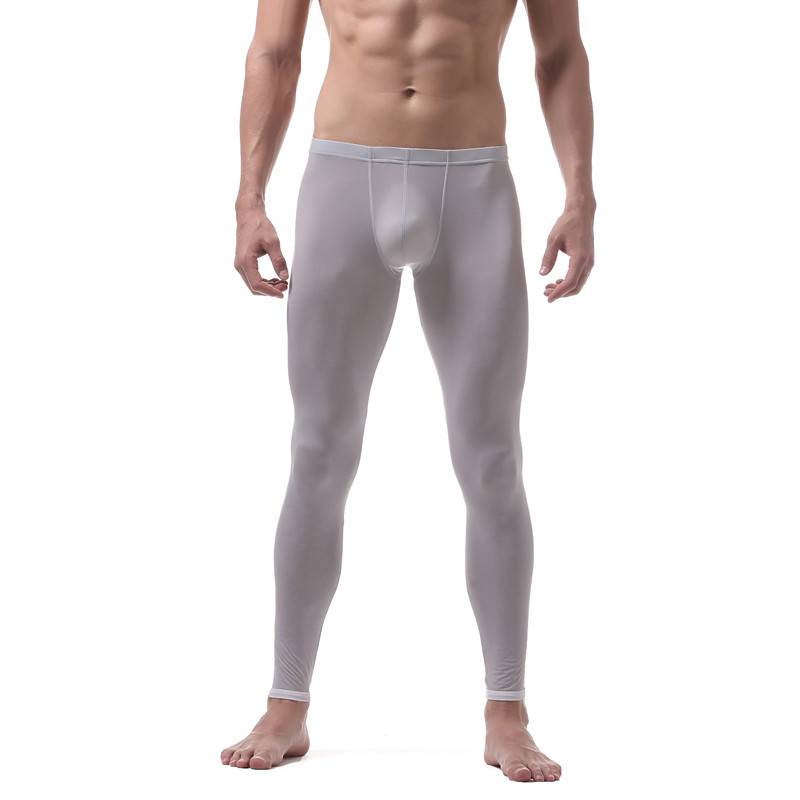 Johns longos de seda gelada para mulheres Leggings Long Johns para homens Johns longos de seda gelada para homens_voghion.com