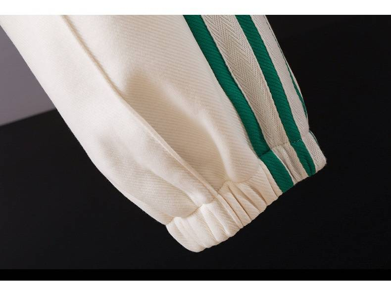 Conjunto deportivo de primavera y otoño para hombre, sudadera y pantalón de baloncesto, moderno y elegante, de dos piezas._voghion.com