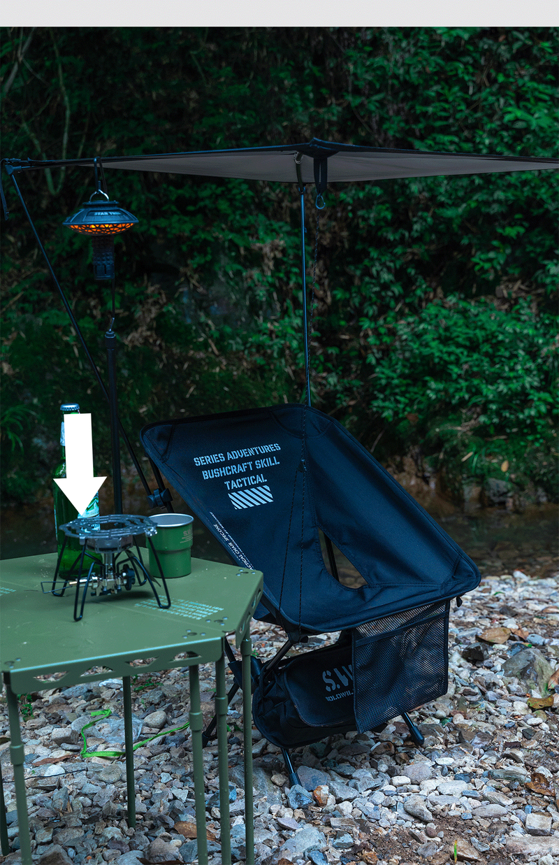 Outdoor Camping New Outdoor Camping Folding Moon Chair Awning Folding Canopy Sunshade_voghion.com