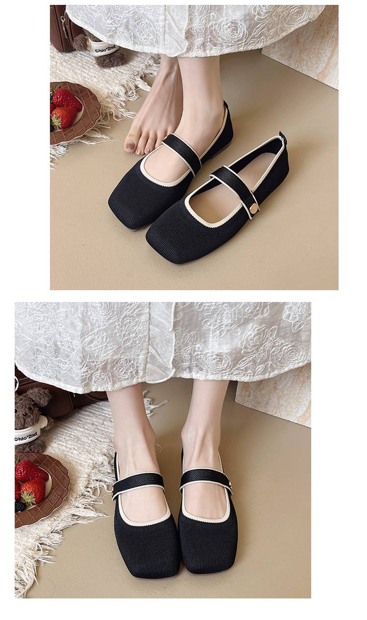 Der 2025-1 neue Frühlingsweb-Mary-Jane-Bohnenschuh, Einzelschuh für Damen_voghion.com