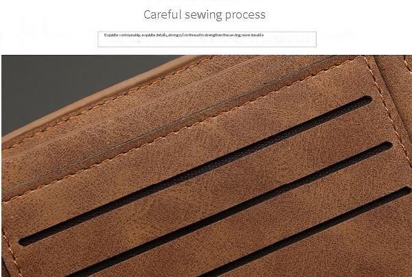 Men's Slim Zip Around Wallet With Multiple Card Slots – Vintage PU Leather RFID Blocking Bifold Wallet For Cash & Cards_voghion.com