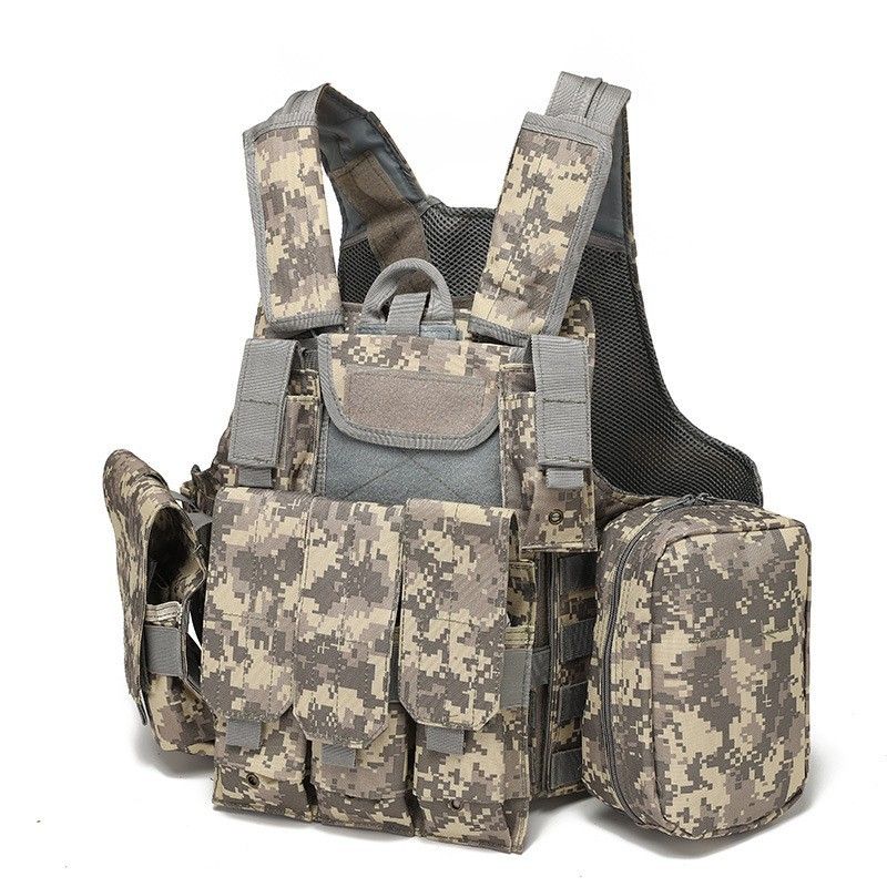 Herren Taschen Spot Großhandel Weste Black Hawk Schutzweste Echte CS Trainingsausrüstung Achtteilige Weste_voghion.com