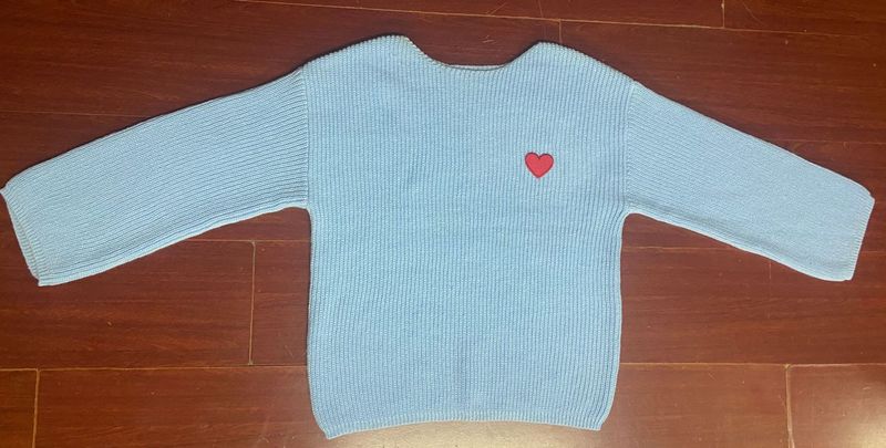 Women's Oversized Valentine's Day Love Embroidery Off-Shoulder Sweater - Cozy Casual Pullover With Heart Applique_voghion.com