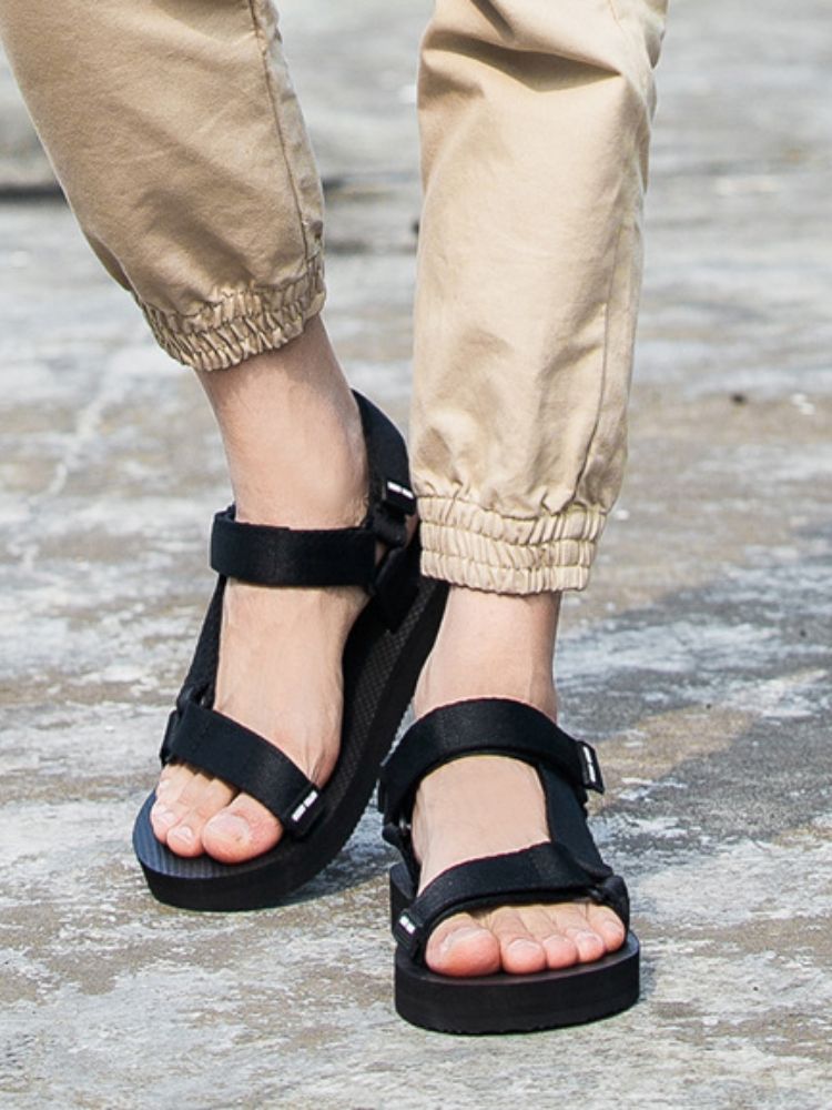 Herrensandalen Einfache Casual Sommerschuhe Bequeme Turnschuhe Outdoor Strandurlaub Sandalen 2023 Neue männliche Casual Sandalen Schuhe_voghion.com