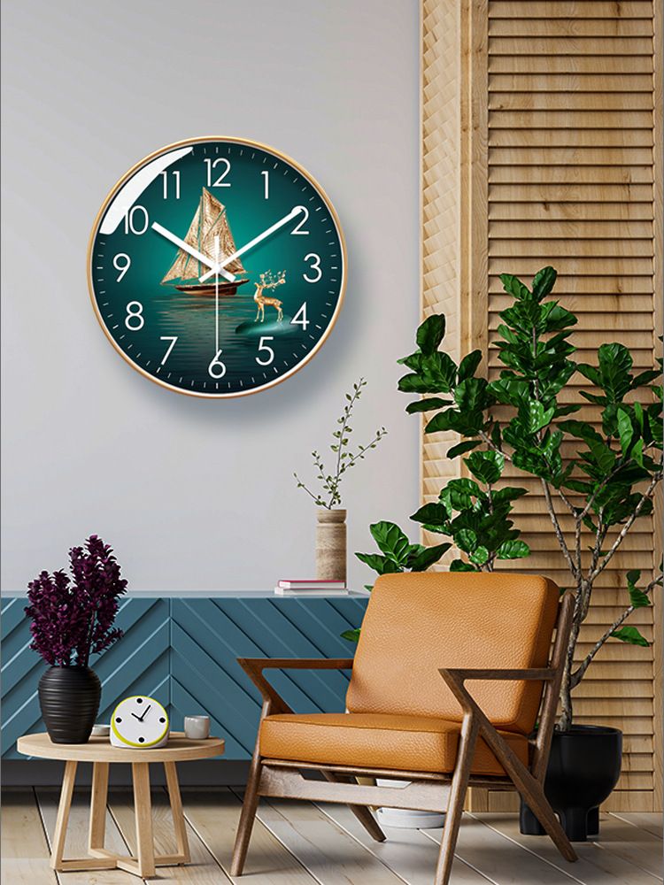 Orologio al quarzo silenzioso con secondi continui, stile nordico, da parete, soggiorno, Yipula 6300_voghion.com