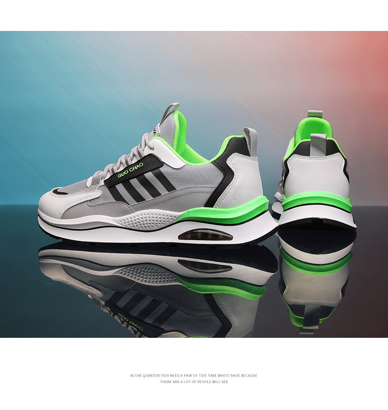 Herren Sommer 2024 neue Mesh trendige Teenager und Studenten, höhenverstellbare atmungsaktive Freizeitsportschuhe für Männer_voghion.com