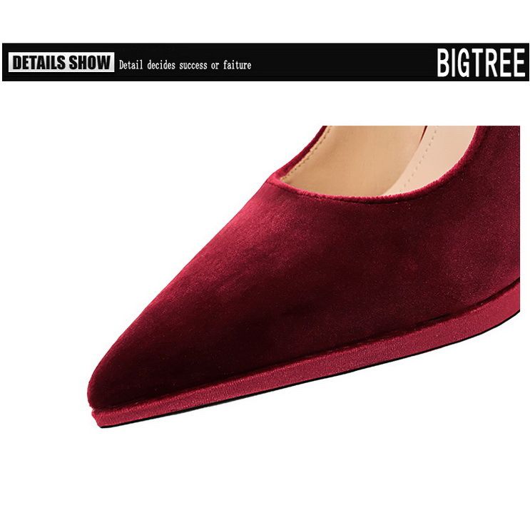 Chaussures élégantes à talons hauts pour femmes, avec plateforme, bout pointu et design à enfiler pour soirées – Noir, bordeaux, bleu marine et café_voghion.com